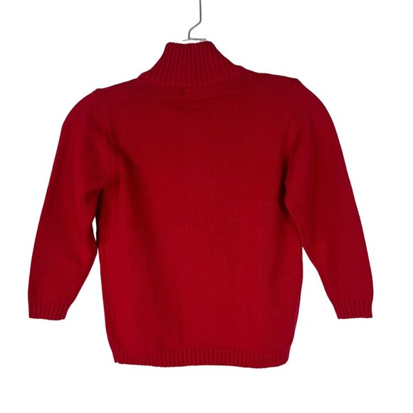 Alma Mater Wisconsin Badgers Sweater Kids Youth Large Red New 1/4 Zip NCAA - Picture 2 of 13